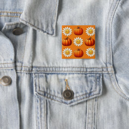 It's Fall Y'all 15 Cm Square Badge