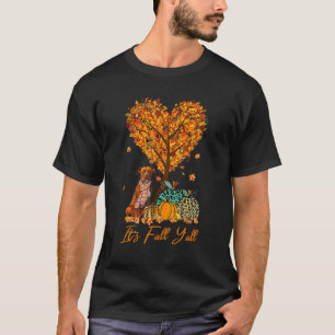 It's Fall Y'all American Staffordshire Terrier Dog T-Shirt