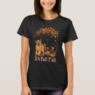 It's Fall Y'all Chow Chow Bike Pumpkin Spice Autum T-Shirt