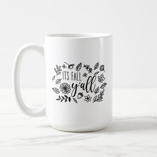 It's Fall Y'all Coffee Mug (Left)