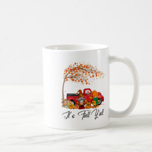 It's Fall Y'all Cute Gnomes Pumpkin Truck Autumn T Coffee Mug