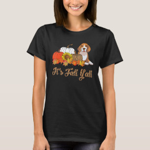 Its Fall Yall Dachshund Dog Halloween Leopard Pump T-Shirt