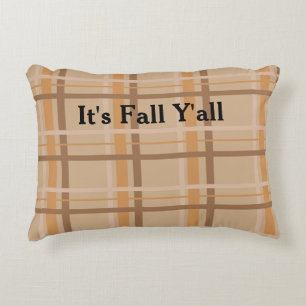 It's Fall Y'all Decorative Cushion