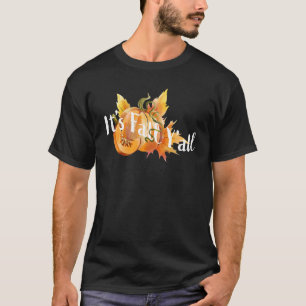 Its Fall Yall Fall Colored Harvest Pumpkin T-Shirt