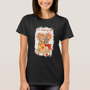 It's Fall Y'all German Shepherd Dog Halloween Than T-Shirt