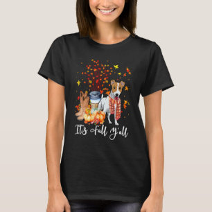 It's Fall Y'all Jack Russell Terrier Dog Pumpkin F T-Shirt