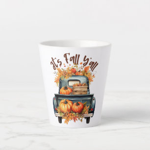 It's Fall Y'all Latte Mug
