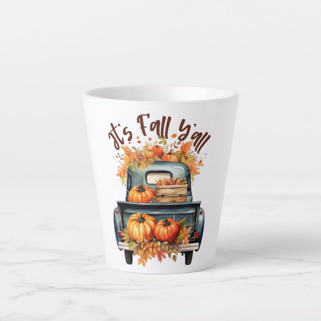 It's Fall Y'all Latte Mug (Front)