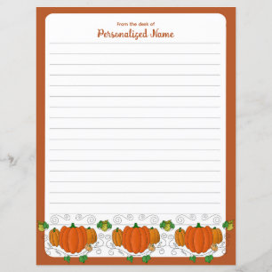 It's Fall Y'all - Lined Paper Sheet