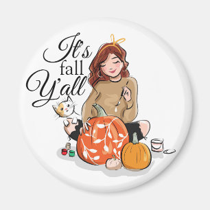 It's fall Y'all magnet