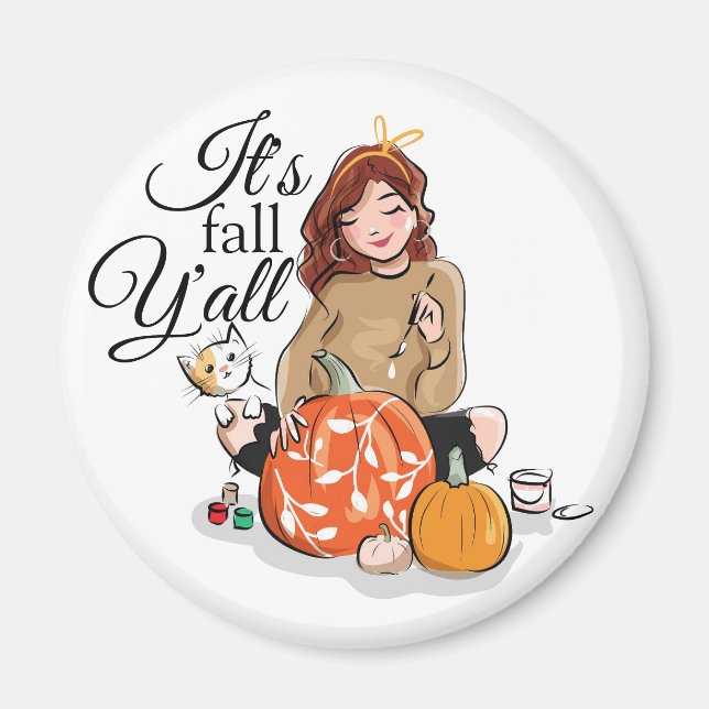 It's fall Y'all magnet  (Front)