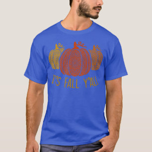 It's Fall Y'all-Mandala Pumpkins Autumn Fall Seaso T-Shirt