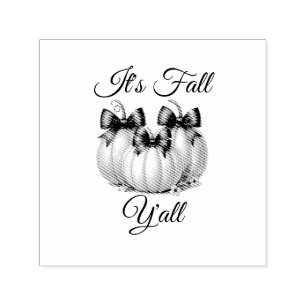 It's Fall Y'all: Pastel Pumpkins Self-inking Stamp