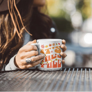 It's Fall Y'all Pumpkin And Fall Leaves Autumn Coffee Mug