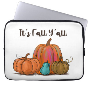 It's Fall Y'all Pumpkins Laptop Sleeve