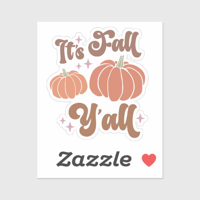 It's fall y'all retro groovy  (Sheet)