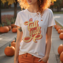 It's Fall Y'all Retro Style T-Shirt