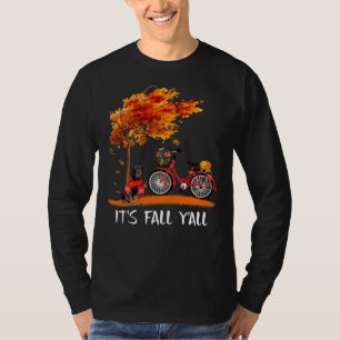 Its Fall Yall Rottweiler Bike Pumpkin Spice Fall A T-Shirt