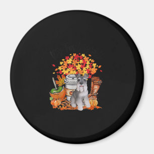 its fall yall schnauzer dog halloween thanksgiving magnet