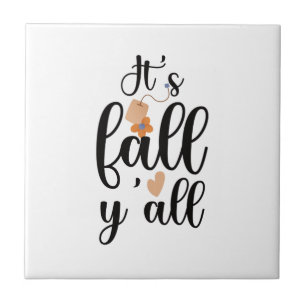 It's fall y'all, tea bag ceramic tile