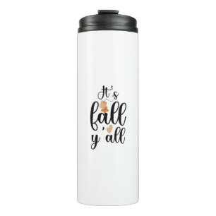 It's fall y'all, tea bag thermal tumbler