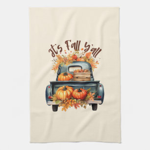 It's Fall Y'all Tea Towel