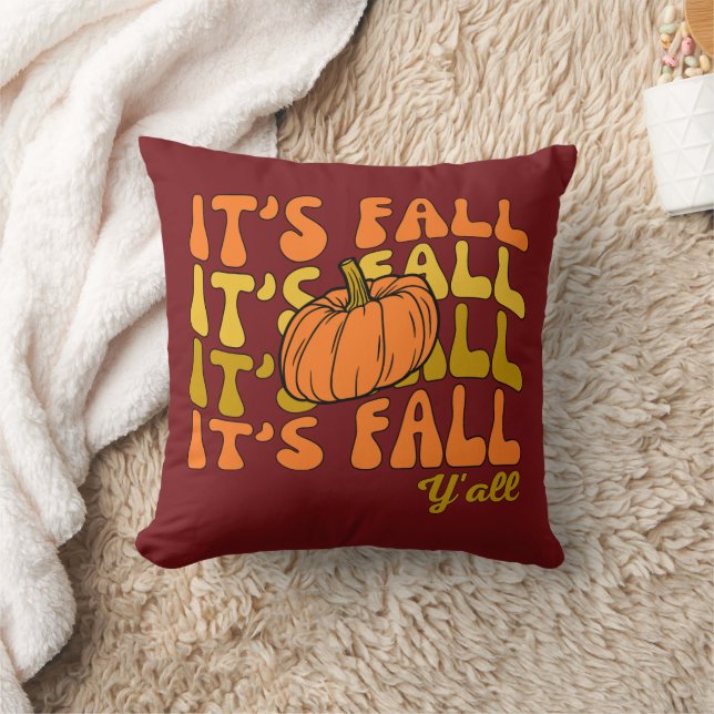 It's Fall Y'all Thanksgiving Cushion (Blanket)