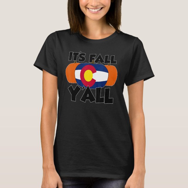 It's Fall Y'all Thanksgiving Pumpkin Germany T-Shirt (Front)