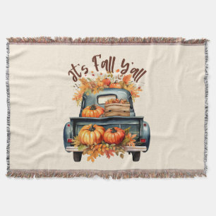 It's Fall Y'all Throw Blanket