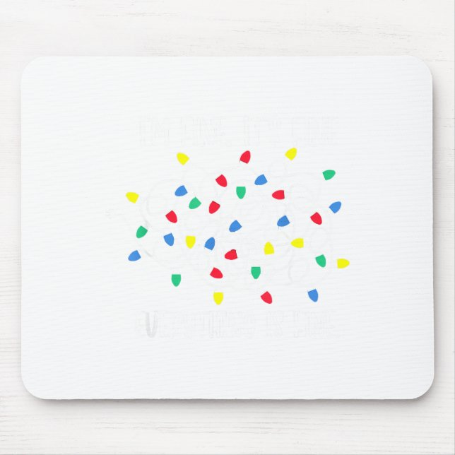 It's Fine I'm Fine Everything Is Fine Funny Christ Mouse Pad (Front)