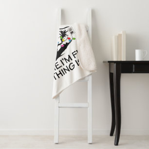 It's Fine! Sherpa Blanket