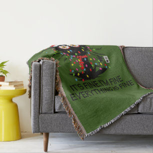 It's Fine! Throw Blanket