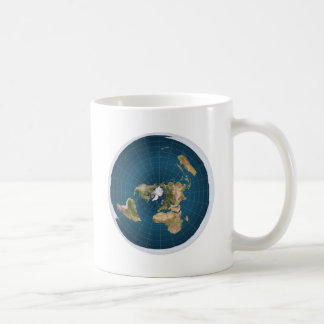 It's Flat.  No, Really. Coffee Mug