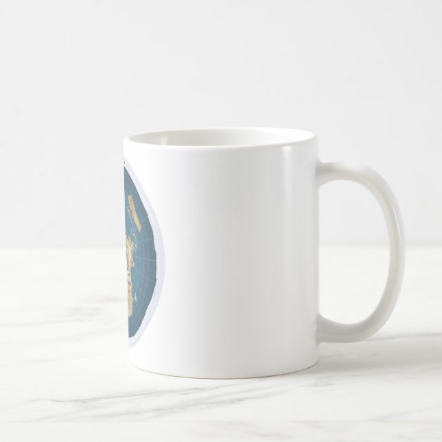 It's Flat.  No, Really. Coffee Mug (Right)