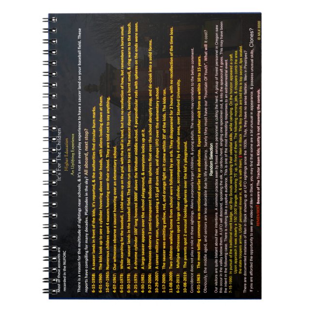 It's for the children notebook (Front)