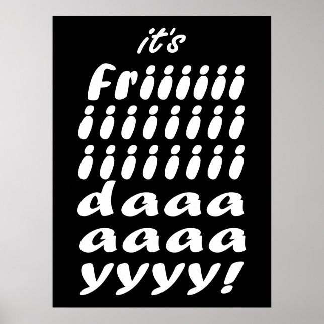 Its Friday Poster (Front)