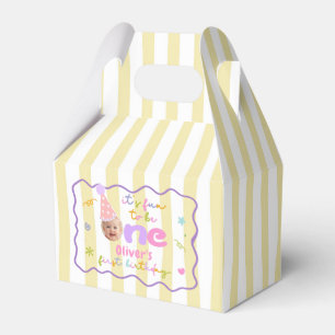 It's Fun to Be One Birthday Favour Box