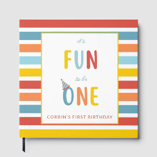 It's Fun To Be One Colourful Birthday Guest Book