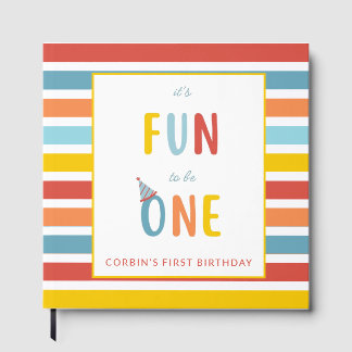 It's Fun To Be One Colourful Birthday Guest Book