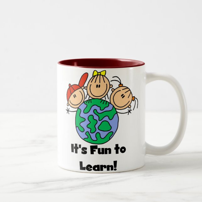 It's Fun to Learn Two-Tone Coffee Mug (Right)