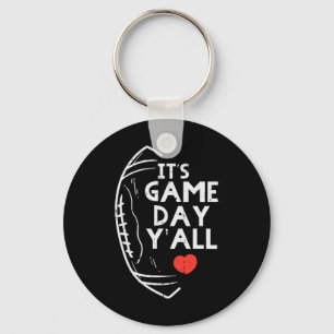 Its Game Day Yall American Football Sports Men Wom Key Ring
