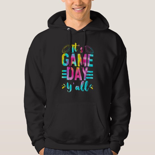 It's Game Day Y'all  Football Game Day Football Hoodie (Front)