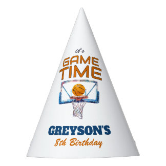 It's Game Time Any Age Birthday Party Hat