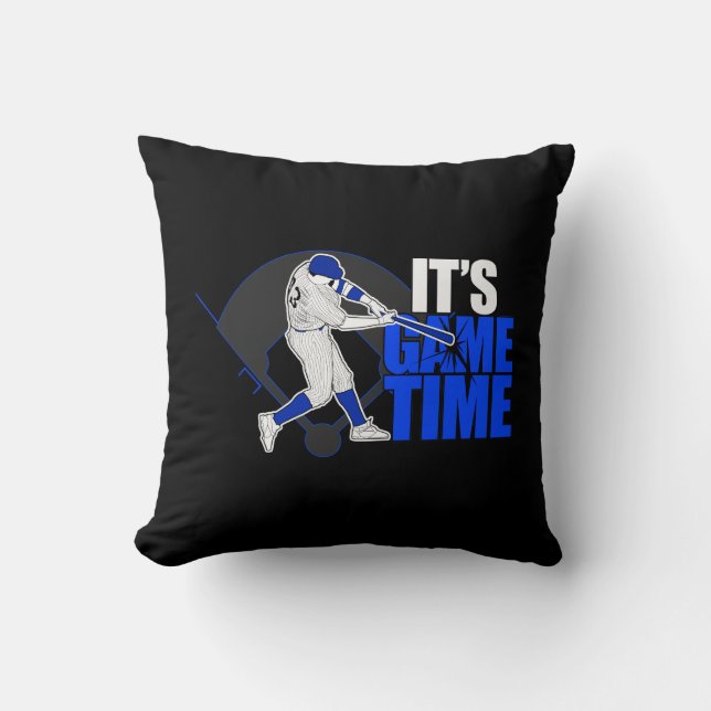It's Game Time - Baseball Cushion (Front)