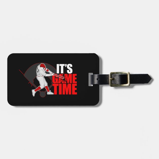 It's Game Time - Baseball   Luggage Tag (Front Horizontal)