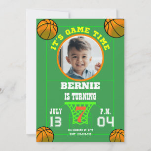 IT'S GAME TIME BIRTHDAY CELEBRATION PARTY INVITATION