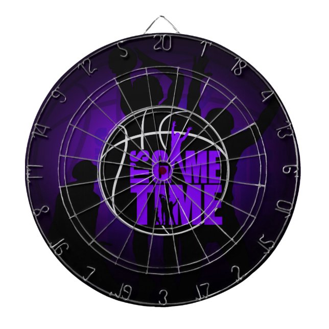 It's Game Time - Purple Dartboard (Front)
