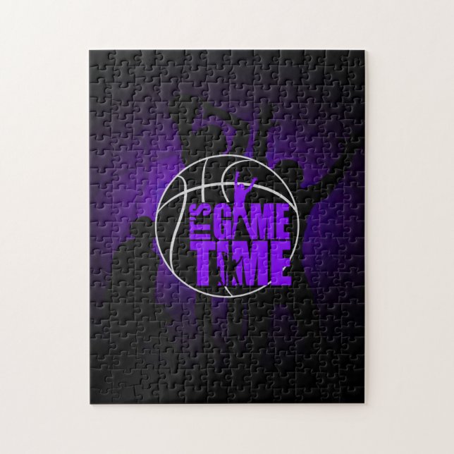It's Game Time - Purple Jigsaw Puzzle (Vertical)