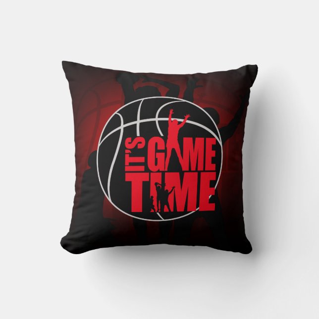 It's Game Time - Red  Cushion (Front)