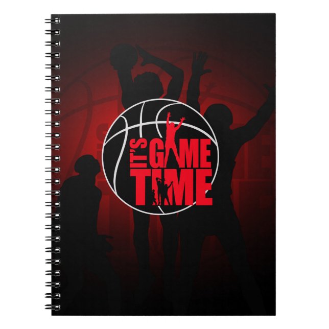 It's Game Time - Red Notebook (Front)